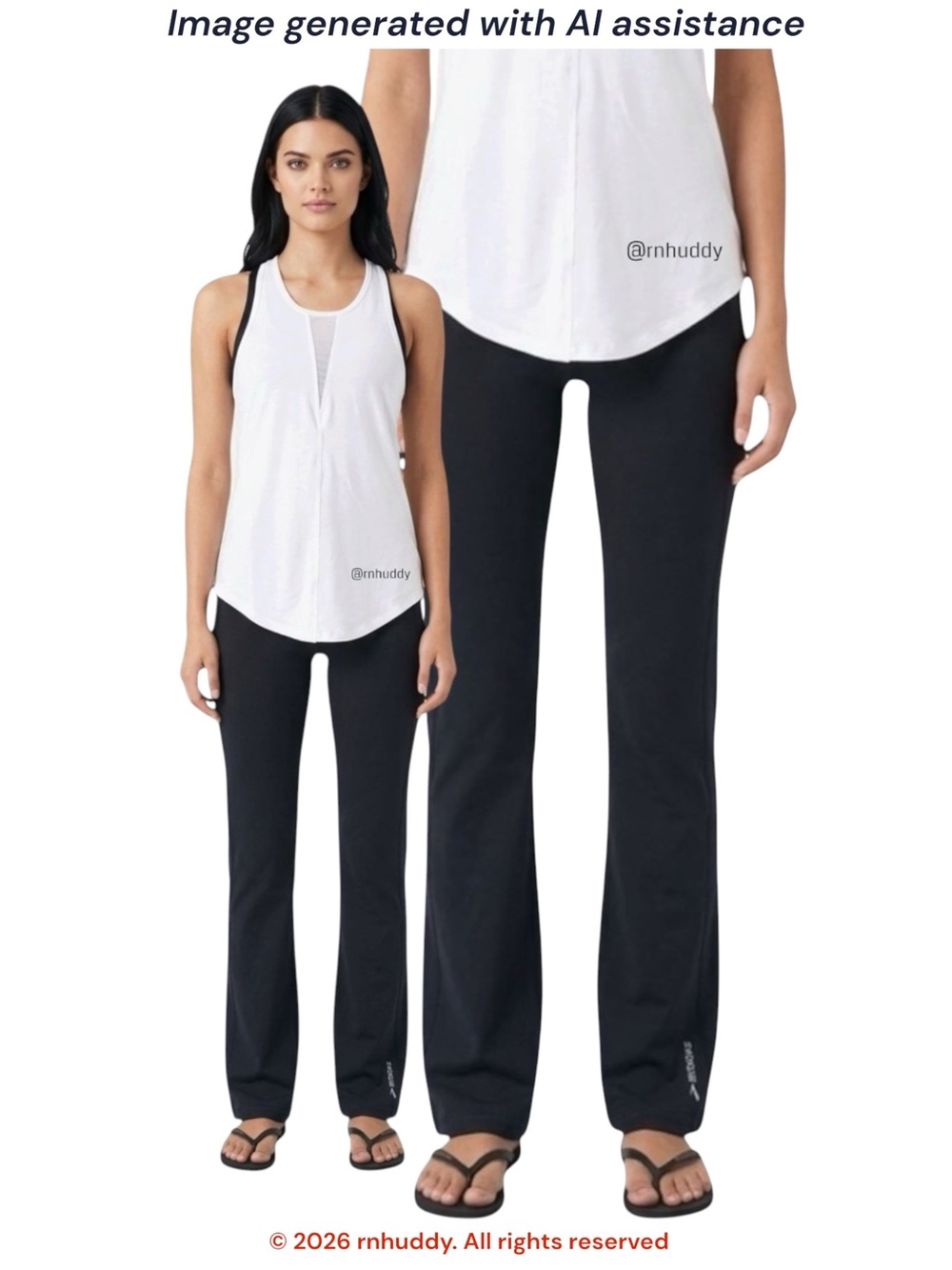 Brooks XL black straight leg leggings